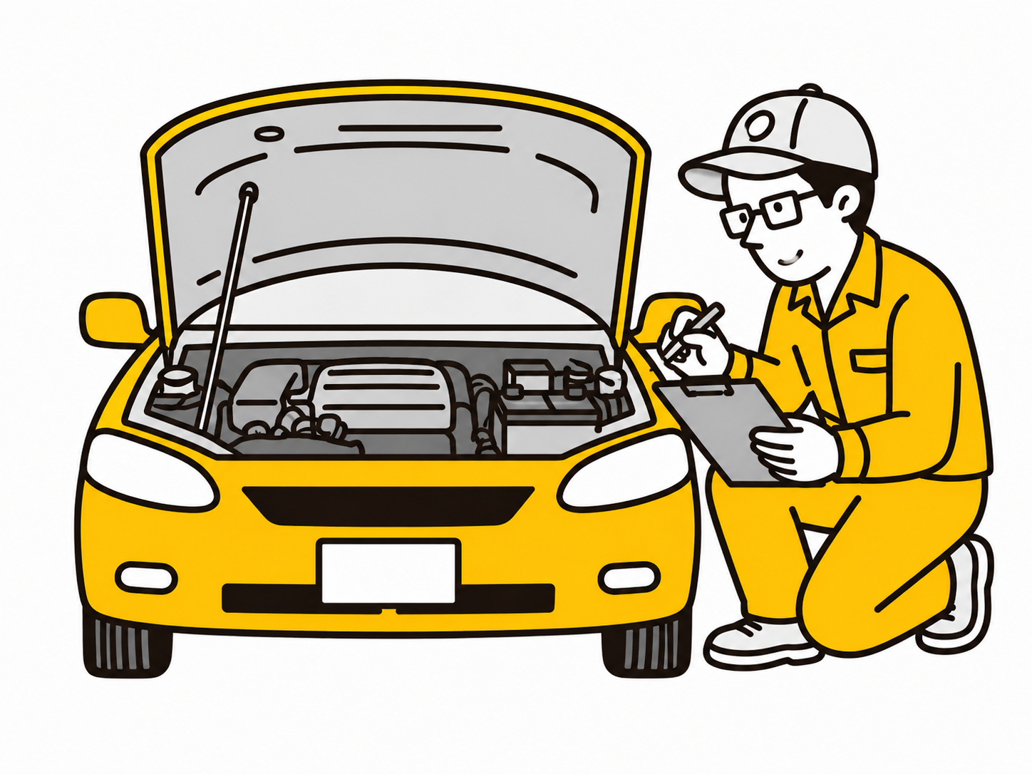 車検イラスト