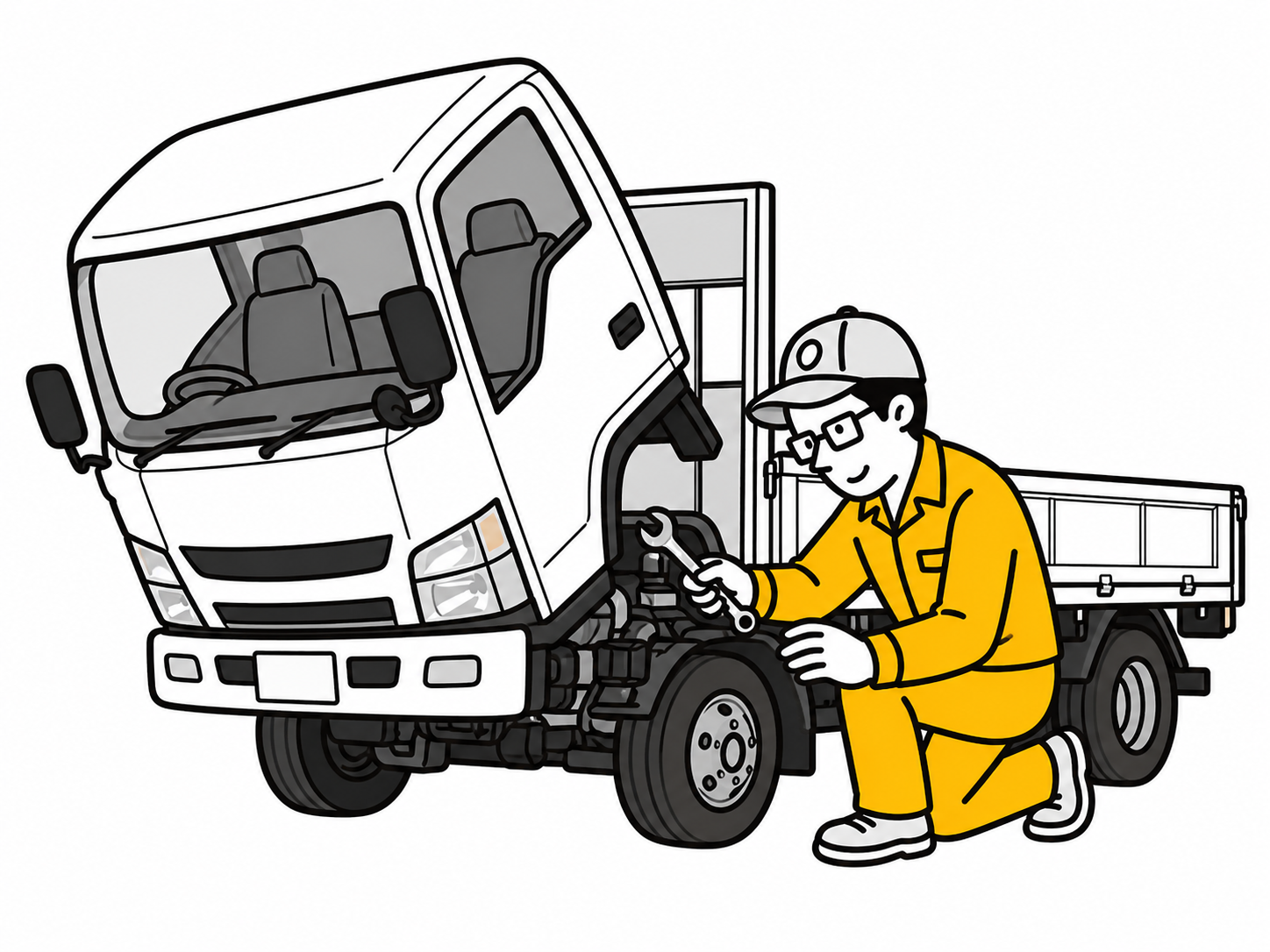 大型車両イラスト