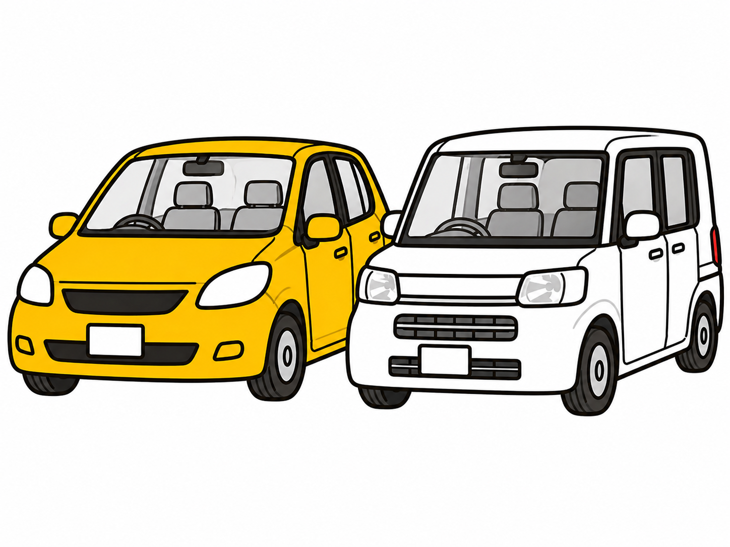 中古車販売イラスト